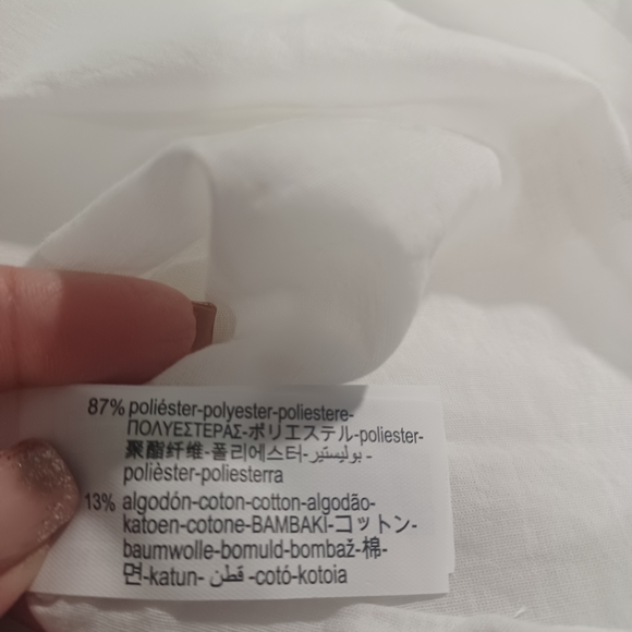 Zara White Rosette Minidress - Picture 7 of 8